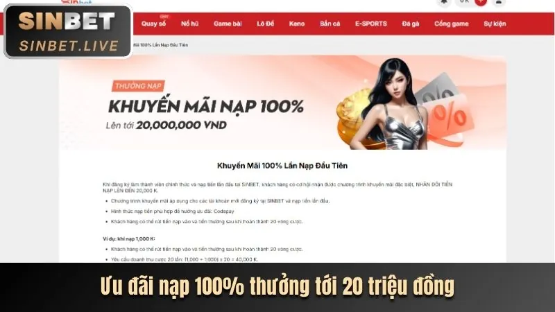Hoàn trả Nổ Hũ Sin88